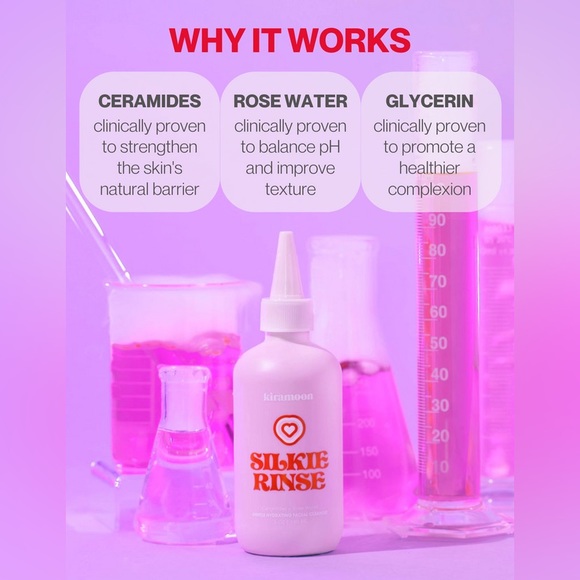 Kiramoon Silkie Face Cleanser rinse NWT ! - Picture 3 of 4